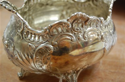 Lot 1088 - An Edwardian Scottish silver sugar bowl, of...