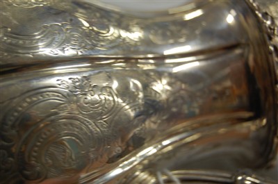 Lot 1116 - An early Victorian silver jug, of fluted...