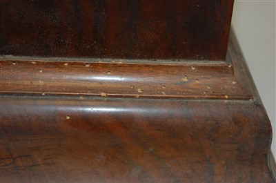 Lot 2 - A late 19th century continental walnut cased...