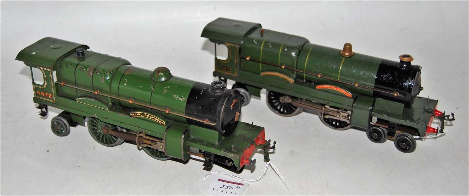 Lot 250 - Two Hornby clockwork locos without tenders: No....