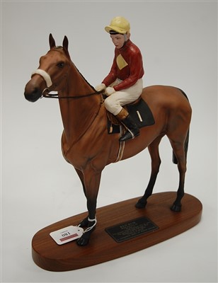 Lot 180 - A Connoisseur model by Beswick of Red Rum with...