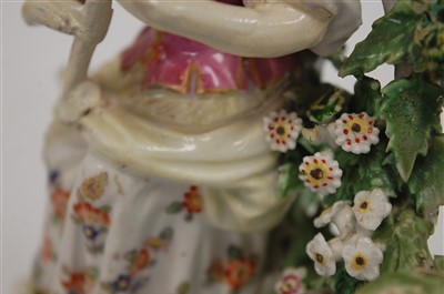 Lot 187 - A pair of late 18th century Derby porcelain...
