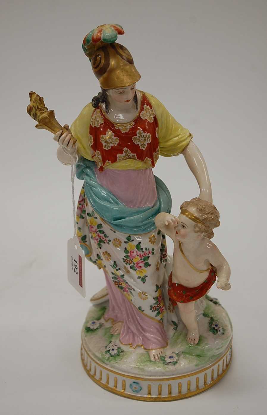 Lot 192 - A 19th century continental classical porcelain...