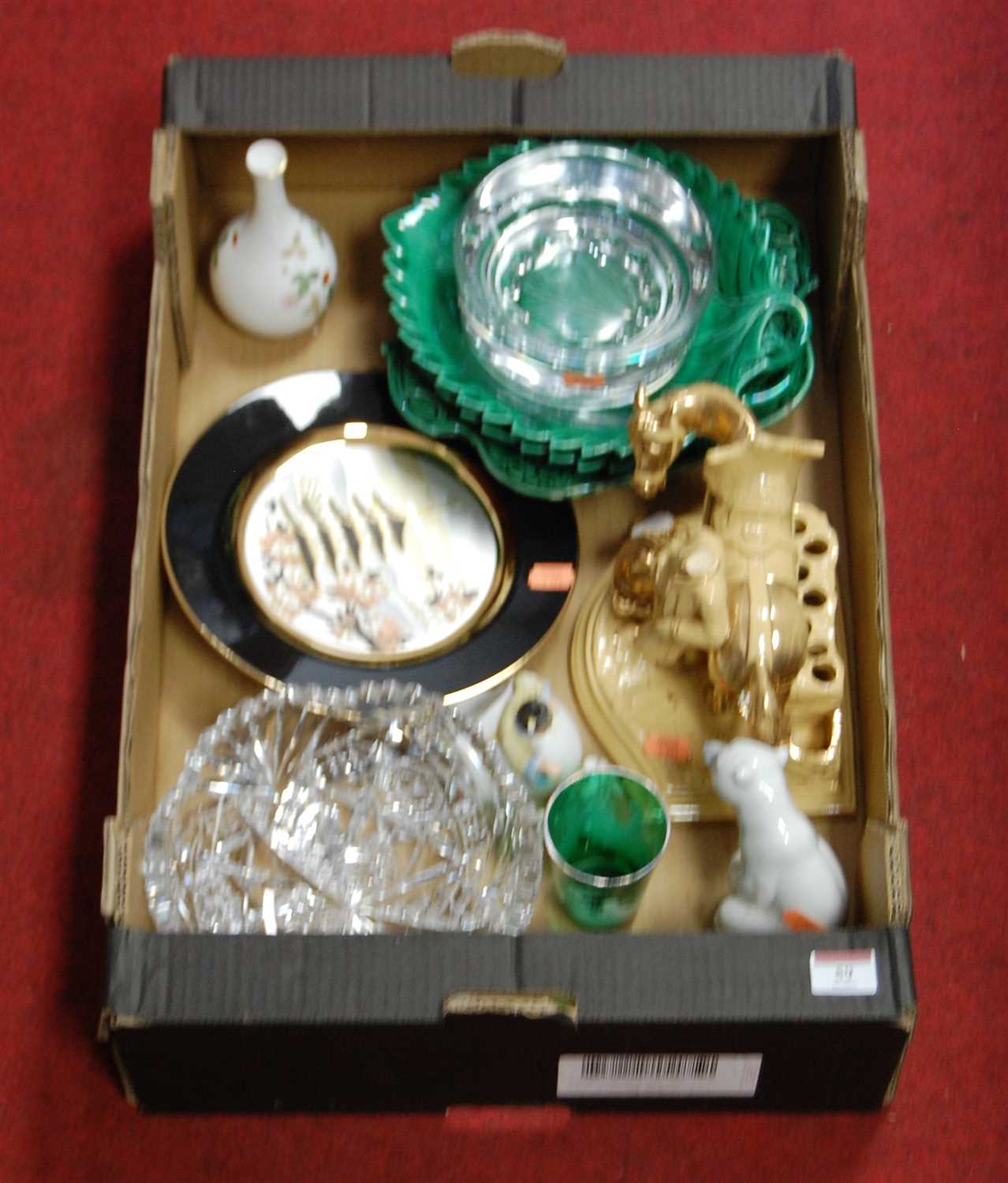 Lot 59 - A box of miscellaneous items, to include...