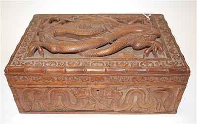 Lot 217 - An early 20th century Chinese carved...