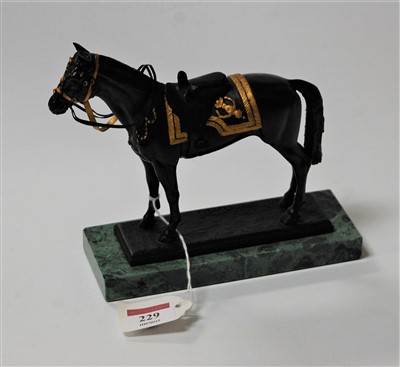Lot 219 - A modern cast and painted metal model of the...