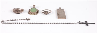 Lot 327 - Assorted silver costume jewellery, to include...