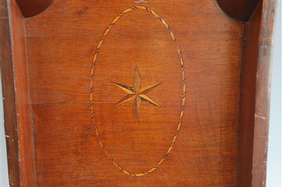 Lot 119 - A George III mahogany and rosewood crossbanded...
