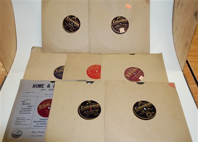 Lot 136 - A box of Victorian and later gramophone records