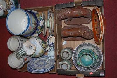 Lot 146 - Four boxes of miscellaneous china, to include...
