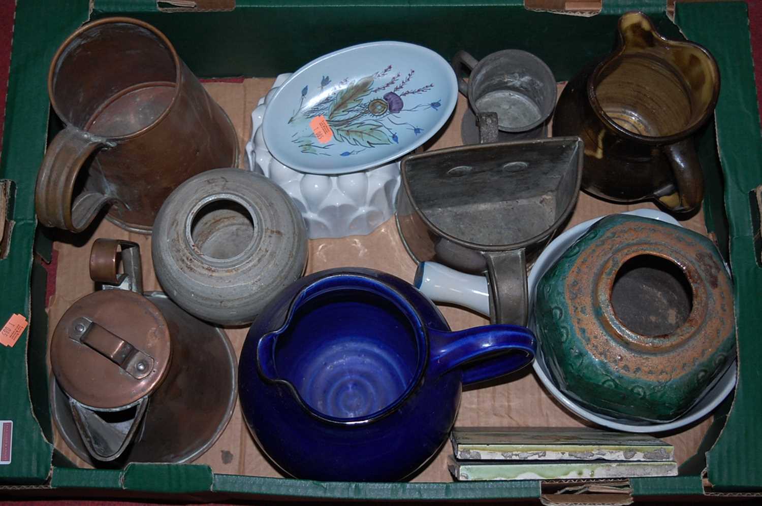 Lot 148 - Two boxes of miscellaneous items, to include a...
