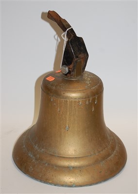 Lot 234 - A large Japanese bronze ships bell, of typical...