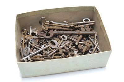 Lot 350 - A collection of 18th century and later iron keys