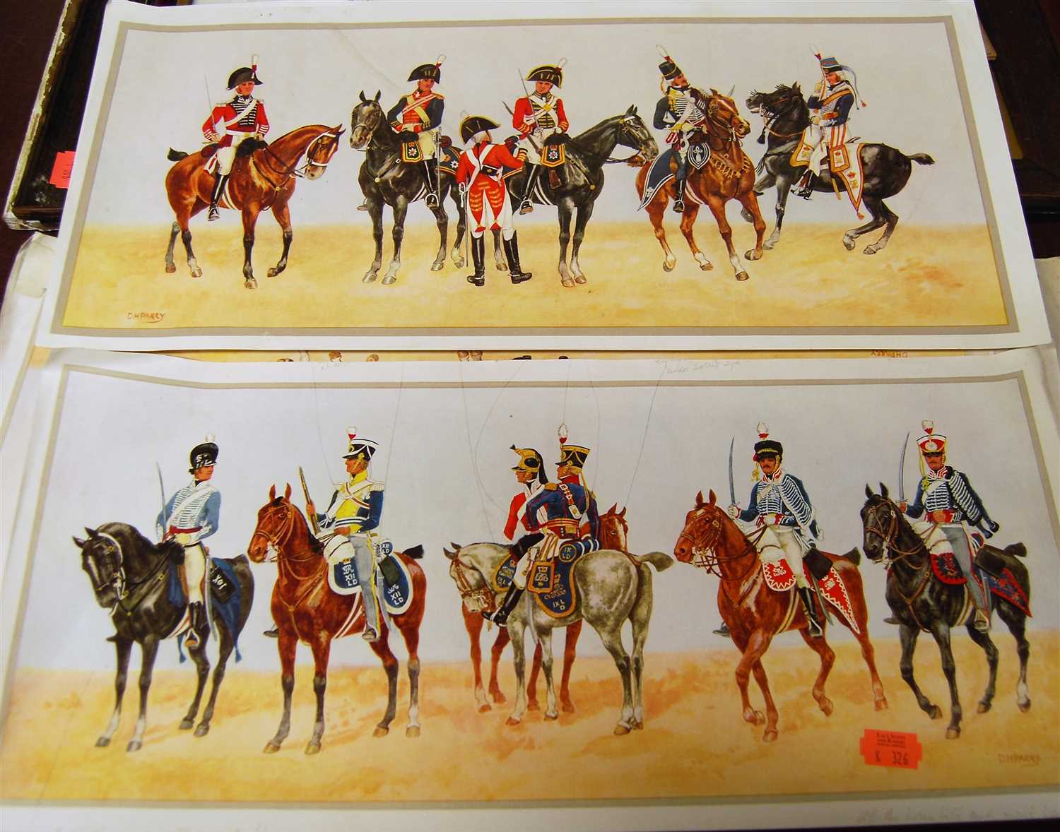 Lot 1056 - C H Parry - a quantity of unframed prints; and...