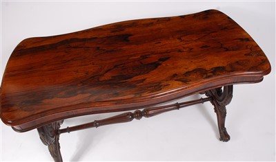 Lot 1472 - An early Victorian rosewood sofa table, of...