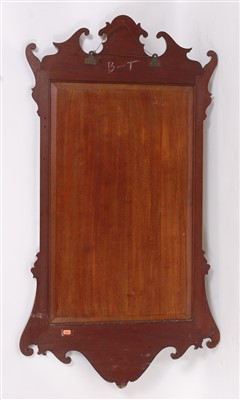 Lot 1499 - A late 19th century mahogany fret carved wall...