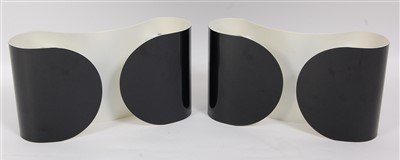 Lot 521 - A pair of contemporary Italian Flos Foglio...
