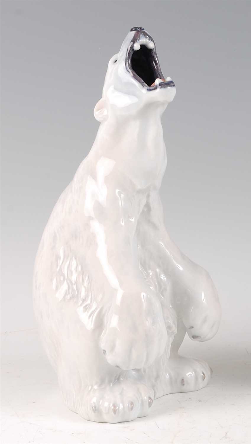 Lot 10 - A Royal Copenhagen porcelain model of a Polar...