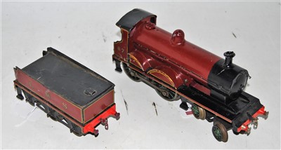 Lot 256 - 4-4-0 loco and tender, believed by Bing LMS...