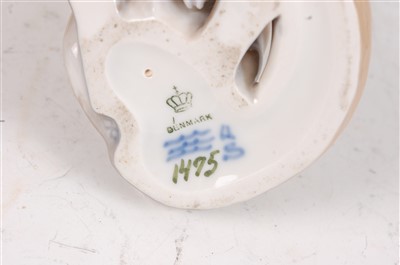 Lot 43 - A Royal Copenhagen small porcelain model of a...