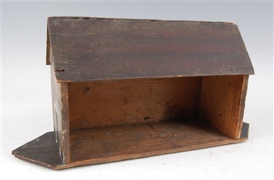 Lot 1297 - A Victorian painted wood Noah's Ark, made...