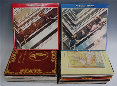 Lot 671 - A collection of vinyl LP's and 12" records to include