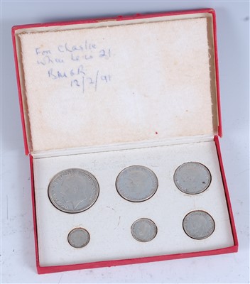 Lot 2195 - Great Britain, 1927 six coin specimen set