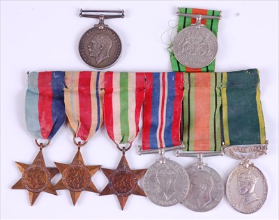 Lot 397 - A family group of medals to include
