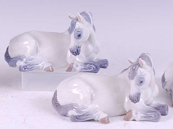Lot 65 - A pair of Royal Copenhagen porcelain models of...