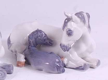 Lot 66 - A Royal Copenhagen porcelain model of a mare...