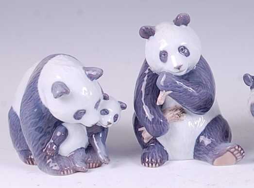 Lot 71 - A Royal Copenhagen porcelain model of a Panda...