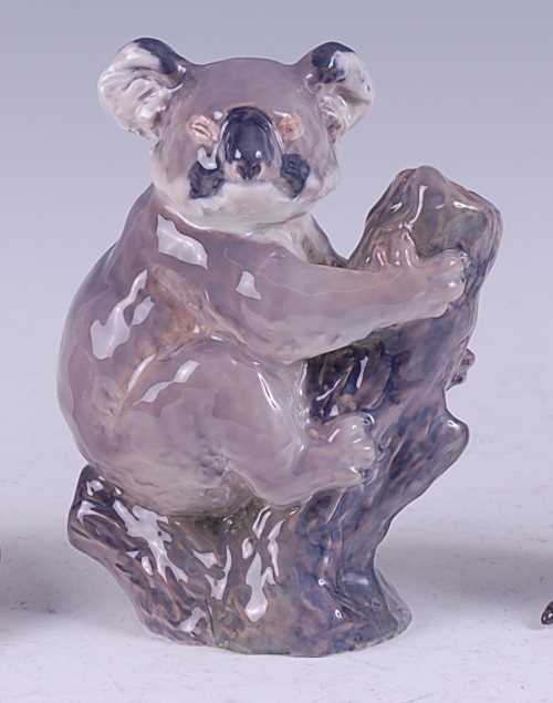 Lot 75 - A Royal Copenhagen porcelain model of a Koala...