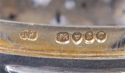 Lot 1130 - A Victorian silver pomander, of pierced oval...