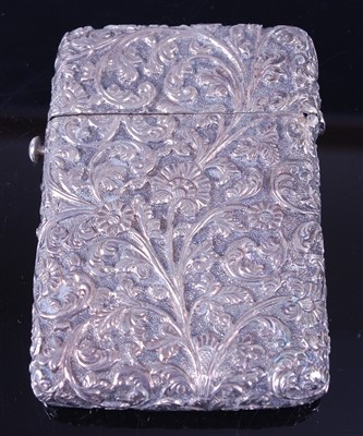 Lot 1317 - A late 19th century Chinese white metal...