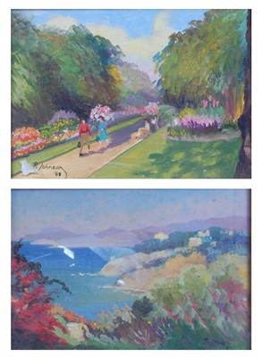 Lot 357 - Percy Johnson (1895-1975) - A walk in the park,...