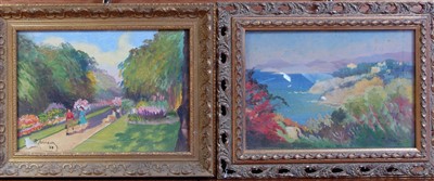 Lot 357 - Percy Johnson (1895-1975) - A walk in the park,...
