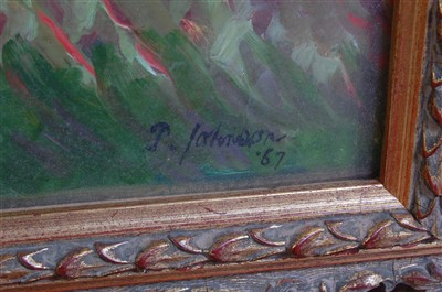 Lot 357 - Percy Johnson (1895-1975) - A walk in the park,...