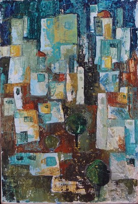 Lot 339 - Israeli mid-century school - Abstract...