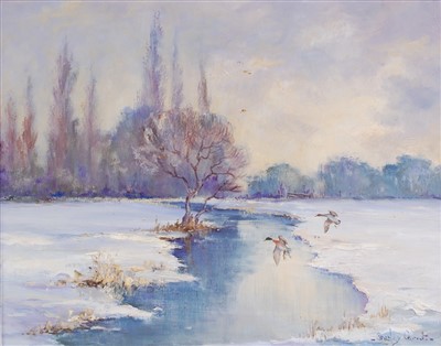 Lot 361 - Shirley Carnt - Winters day near Blickling,...