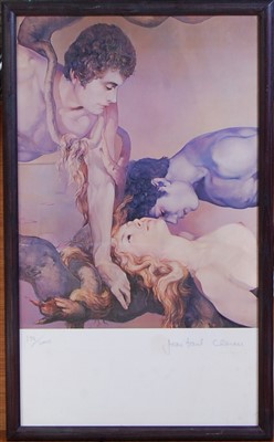Lot 408 - Jean Paul Cluen - Surrealist nude study,...