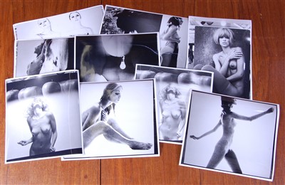 Lot 407 - A collection of 22 copy print nude photographs,...