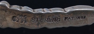 Lot 1154 - A circa 1900 Tiffany & Co sterling silver...