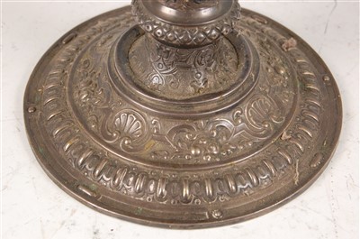 Lot 1161 - A 19th century continental white metal...