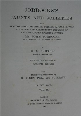 Lot 1286 - SURTEES, Robert Smith, Jorrocks’s Jaubts and...
