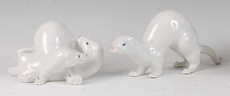 Lot 82 - A Royal Copenhagen porcelain model of a pair...
