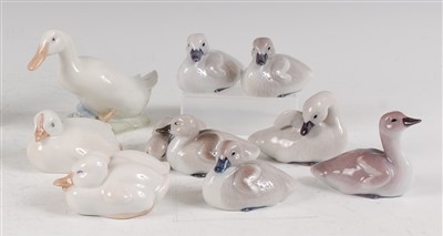 Lot 114 - A Royal Copenhagen porcelain model of a Goose,...