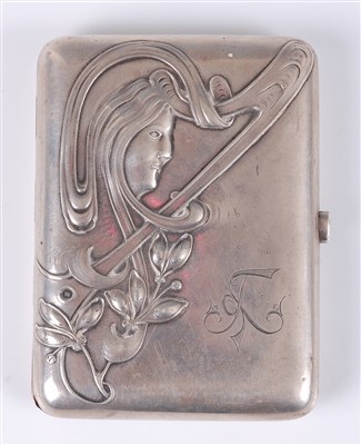 Lot 242 - An early 20th century Russian silver pocket...