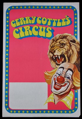Lot 6 - Gerry Cottle’s circus, 1970’s, 76cm x 51m (3)