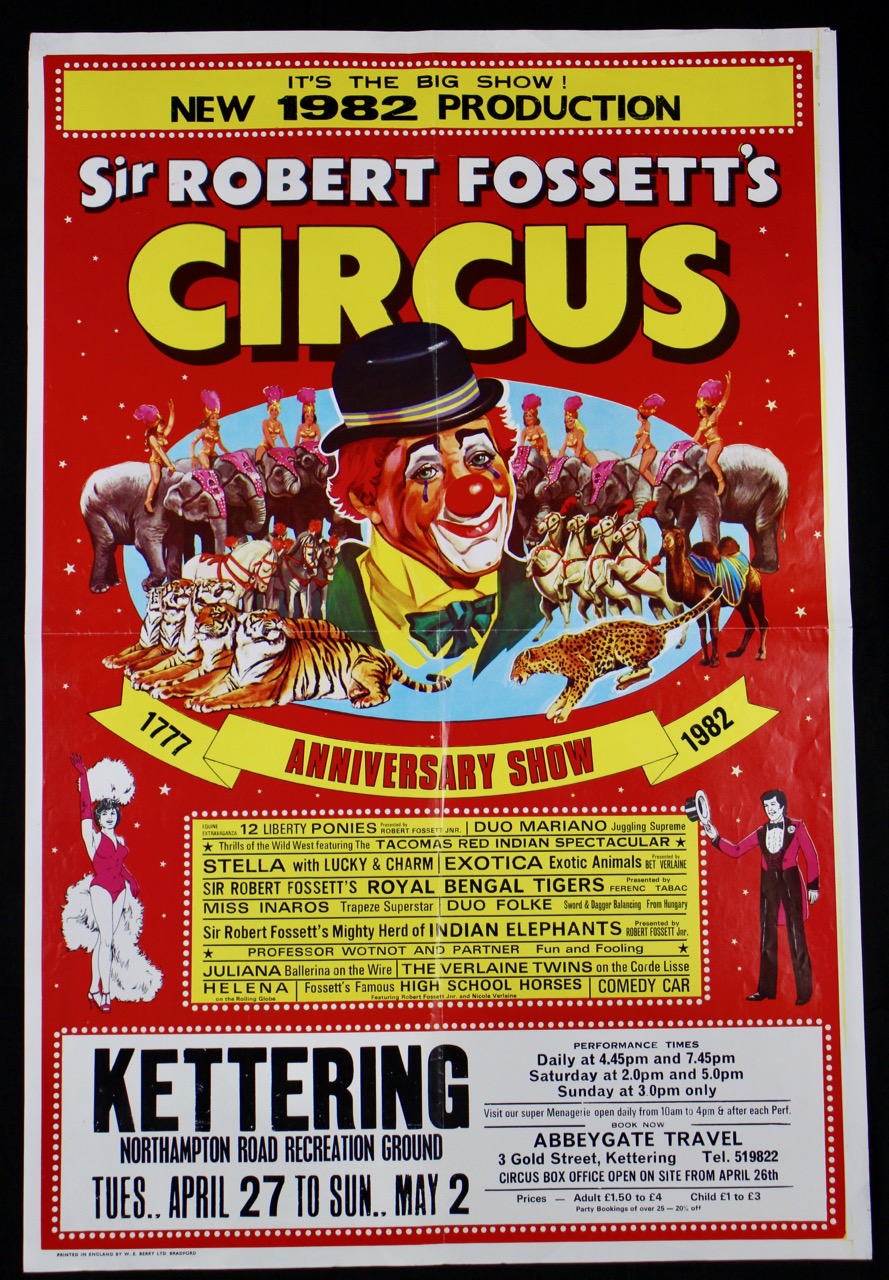 Vintage Sir Robert Fossett's Internationally Famous Circus and Zoo ...