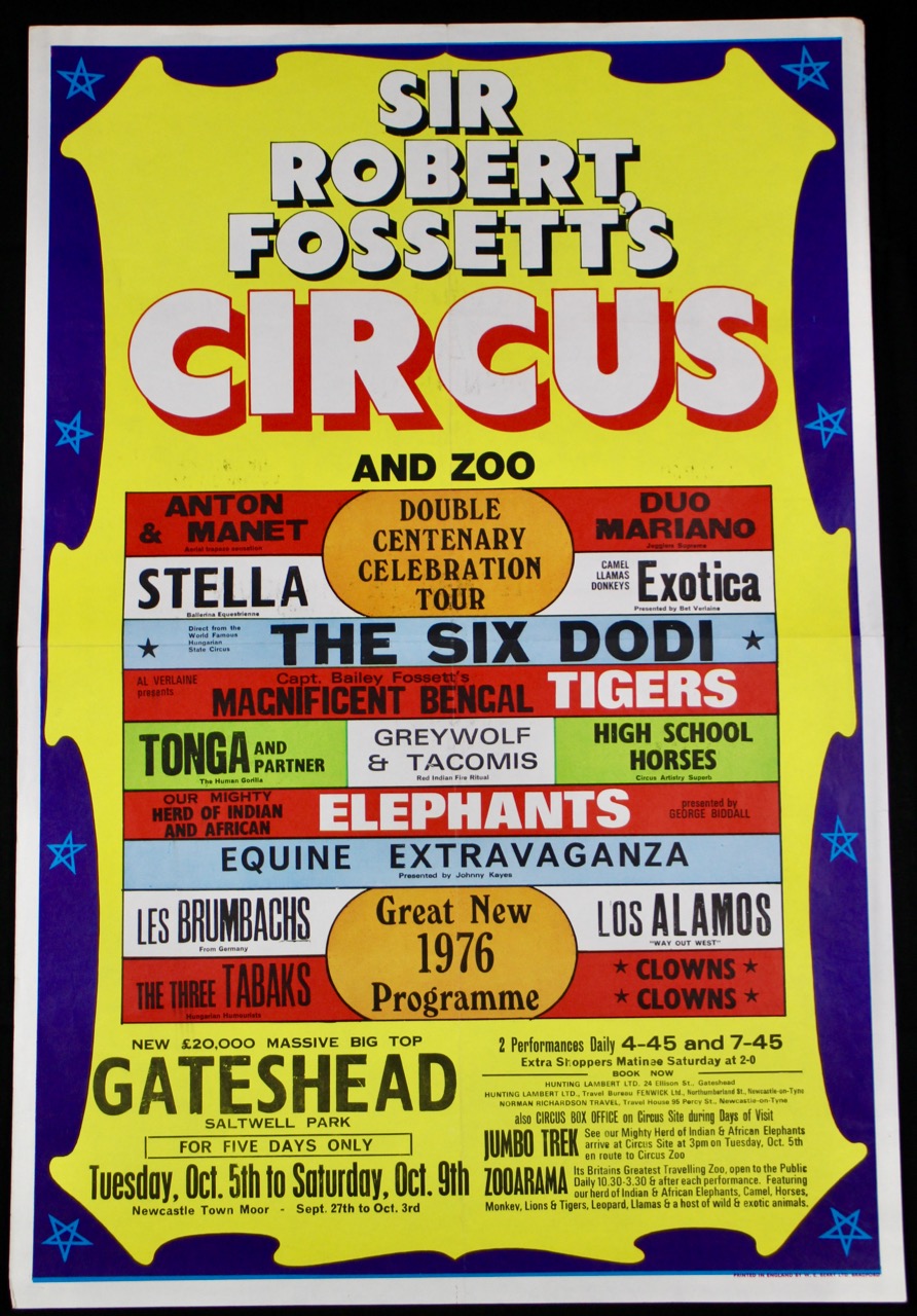 Fossetts Circus - Londonderry - Vintage Advertising Poster Tote